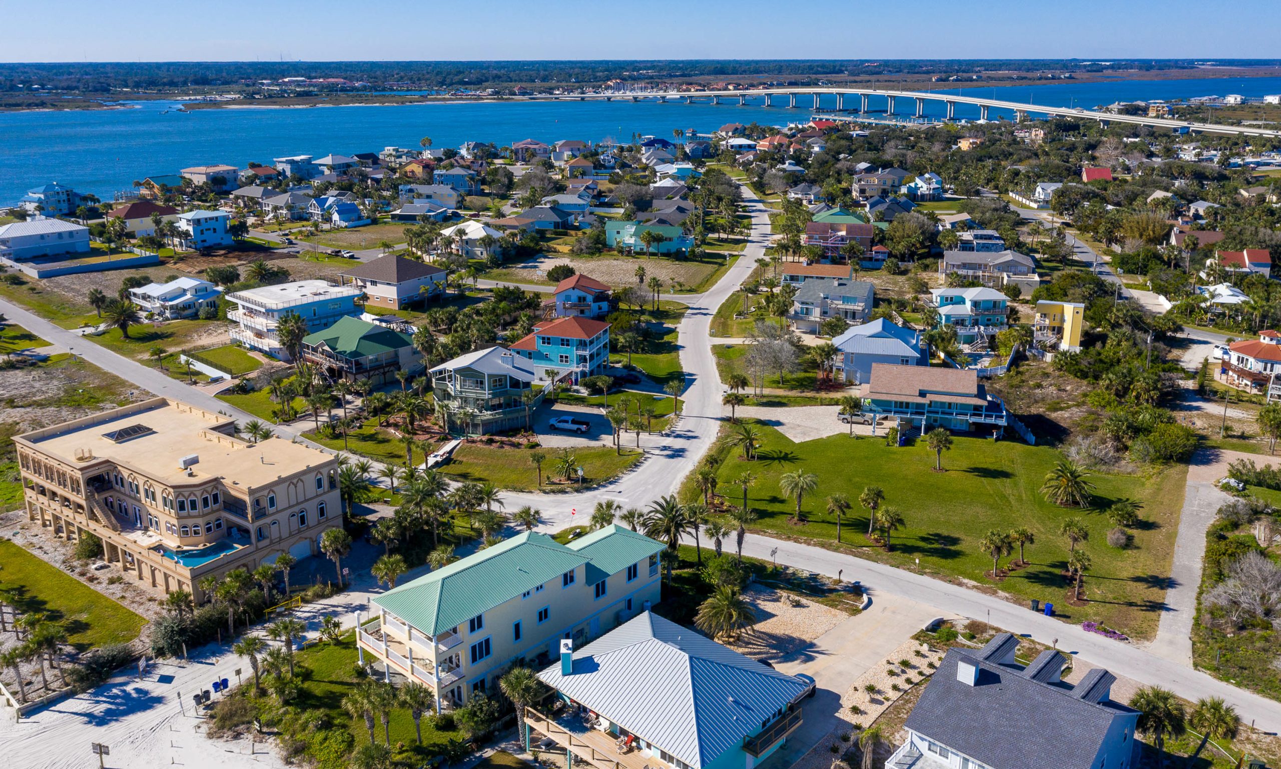 Porpoise Point in Vilano Beach, Florida, north of St. Augustine in 2019.